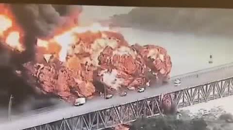 Watch This | Bridge explosion near Panama Canal kills one, fireball reported