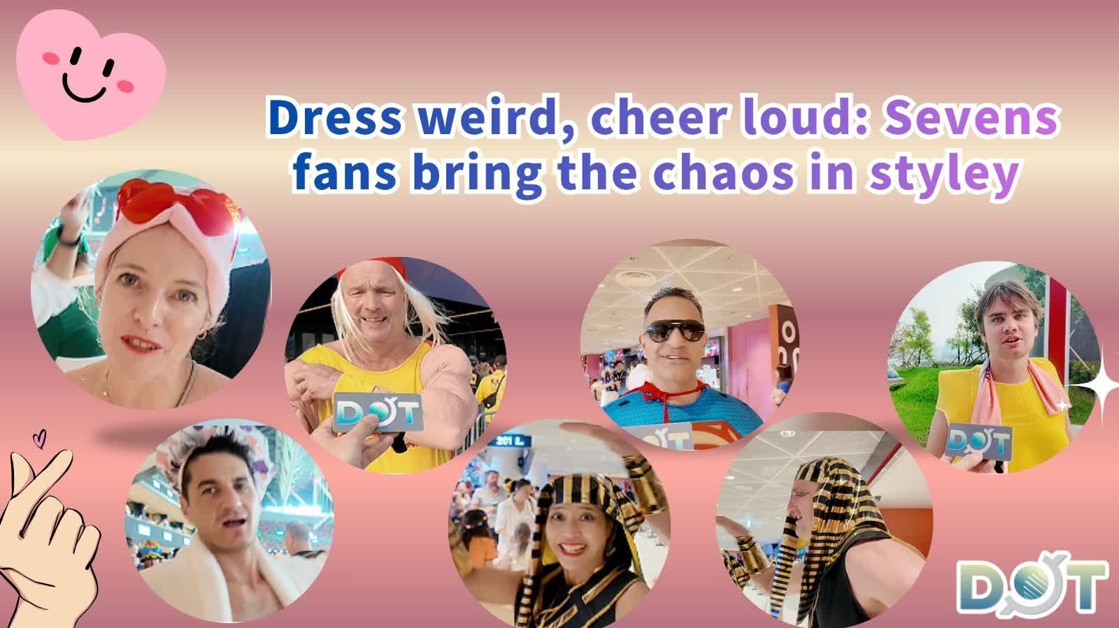 OMG | Dress weird, cheer loud: Sevens fans bring the chaos in style