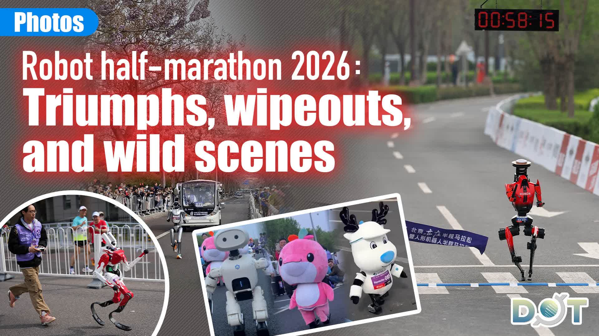 Photos | Robot half-marathon 2026: Triumphs, wipeouts, and wild scenes