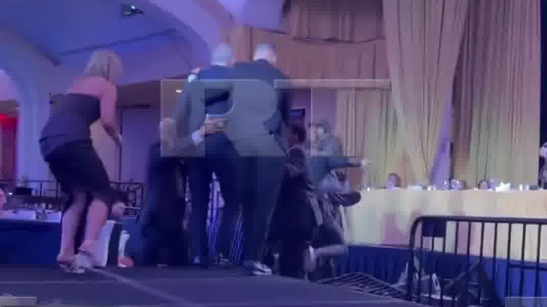 (Watch This) White House correspondents' dinner shooting: Robert F. Kennedy Jr. caught on camera abandoning wife and fleeing