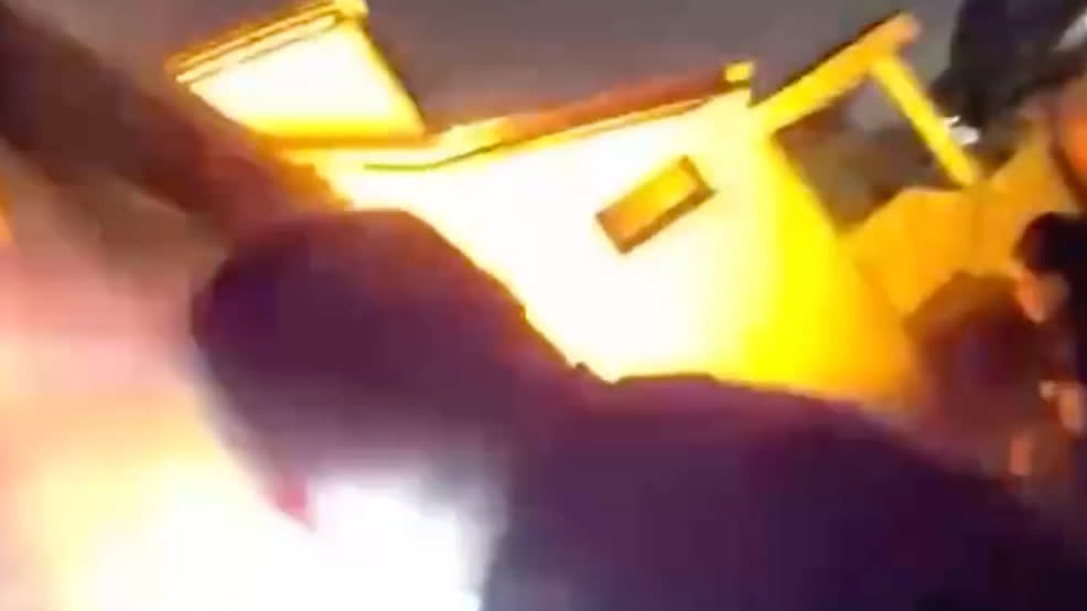 Watch This | Knife-wielding man sparks Queens house explosion, injures 8 NYPD officers