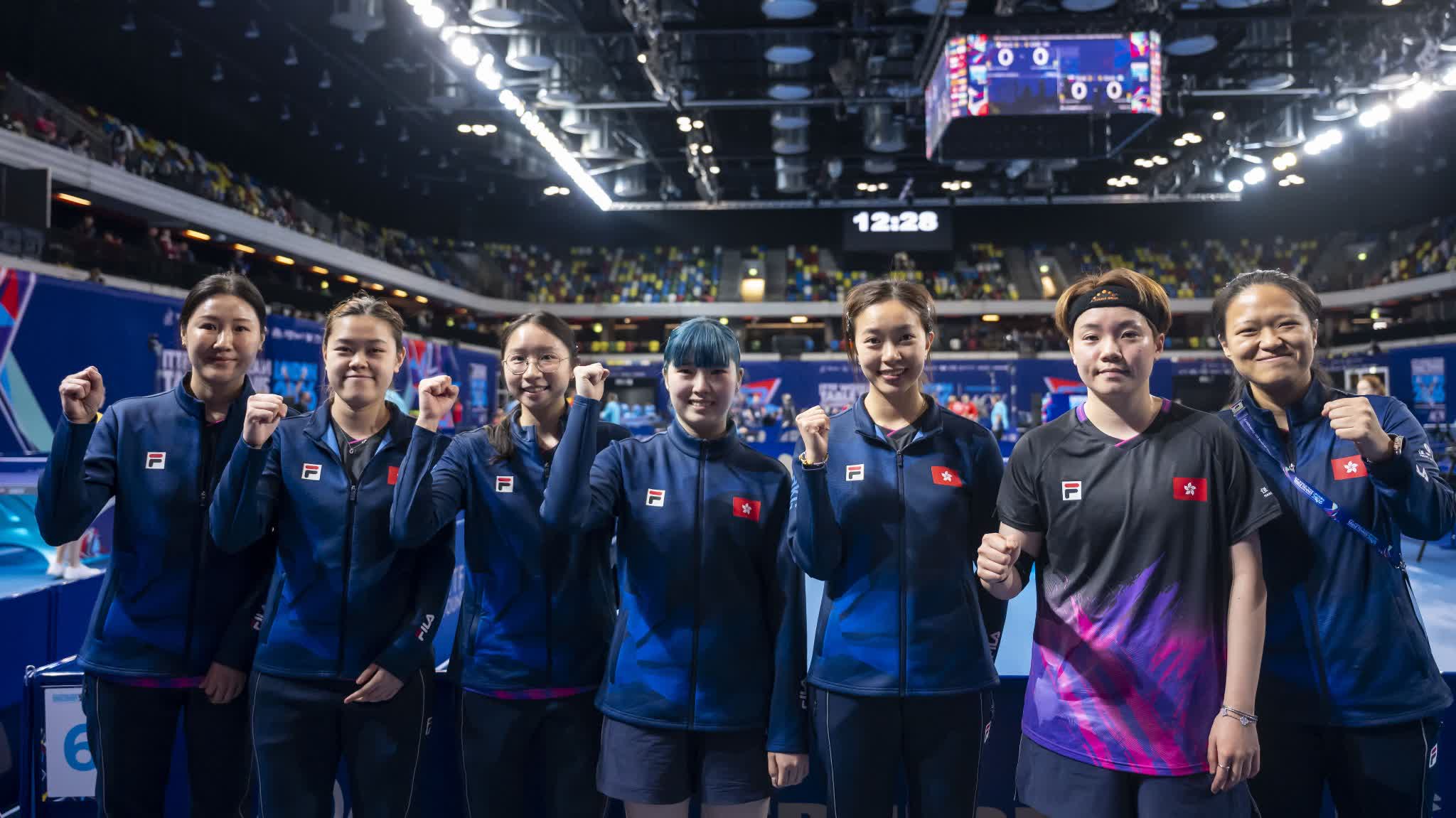 ITTF World Team Championships | HK women's team reaches quarterfinals for 11th straight year, set to face Germany