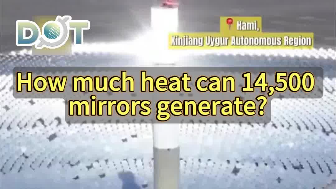 OMG | How much heat can 14,500 mirrors generate?