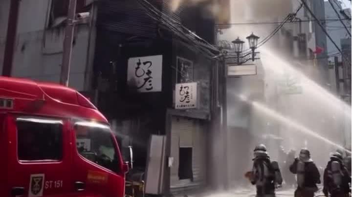 Watch This | Massive fire breaks out in Osaka's Shinsaibashi, spreads to 4 buildings, streets shrouded in smoke