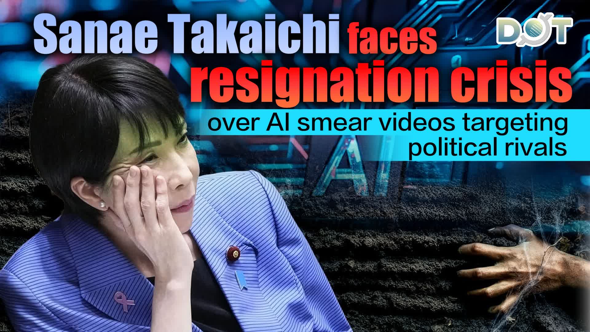 Sanae Takaichi faces resignation crisis over AI smear videos targeting political rivals