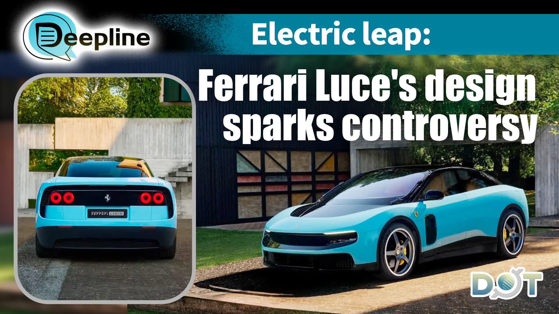 Deepline | Electric leap: Ferrari Luce's design sparks controversy