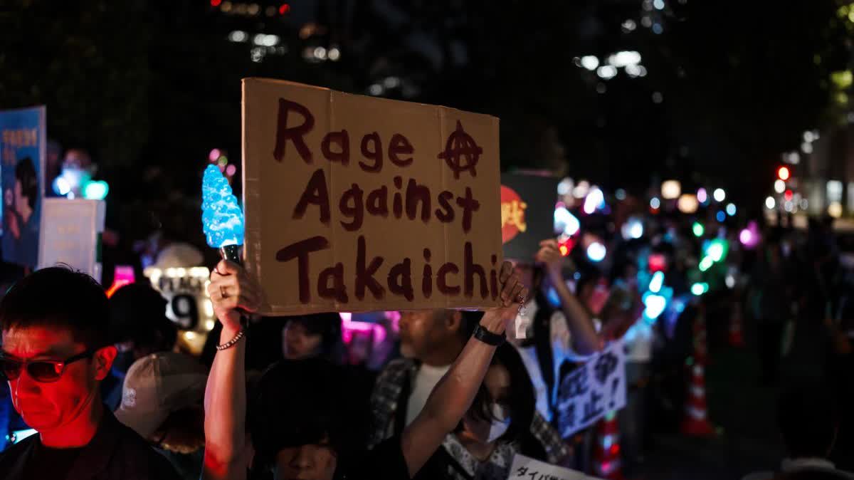 10,000 attend anti-war rally in Tokyo against Takaichi's dangerous policy moves