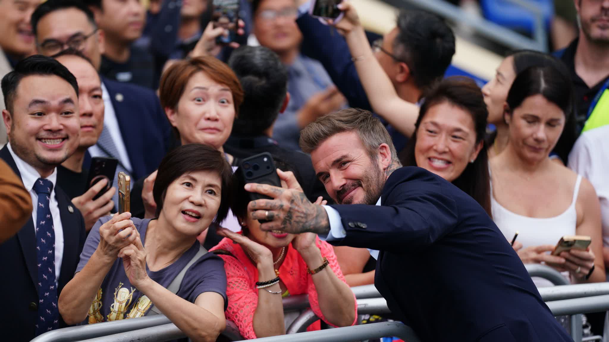 Watch This | David Beckham draws huge crowds in HK, greets fans at Happy Valley Racecourse