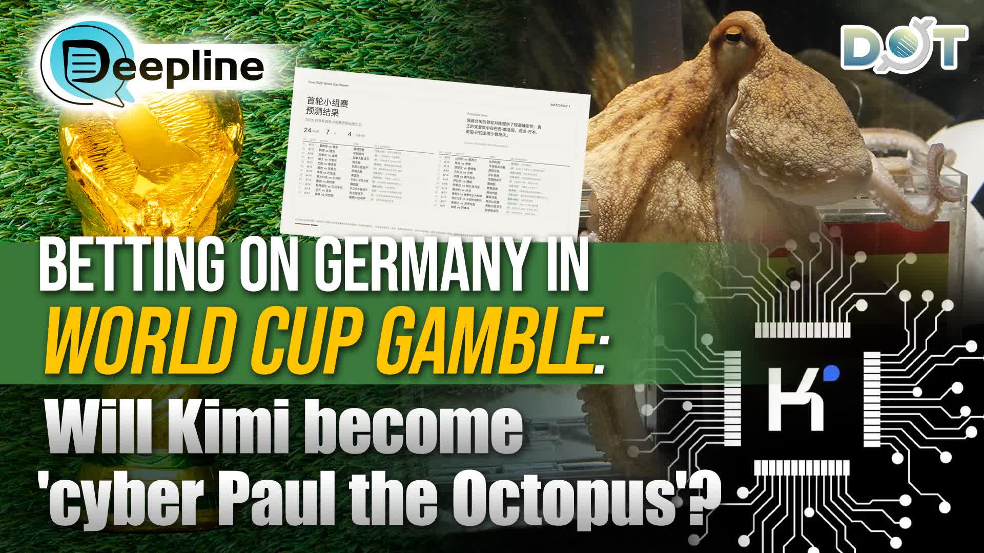Deepline | Betting on Germany in World Cup gamble: Will Kimi become 'cyber Paul the Octopus'?
