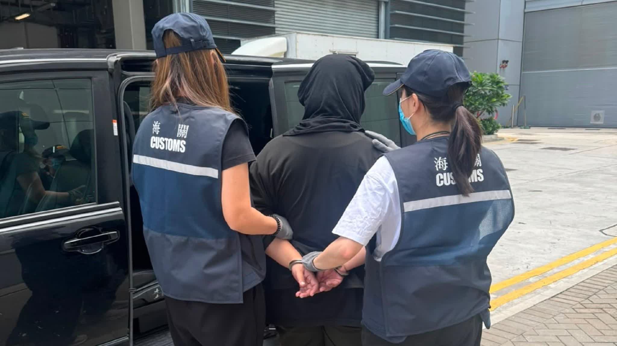 Woman arriving from Bangkok caught with HK$2.7 mn worth of cannabis buds hidden in her luggage