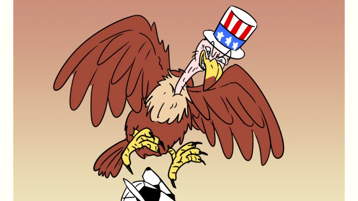 Caricature: American football