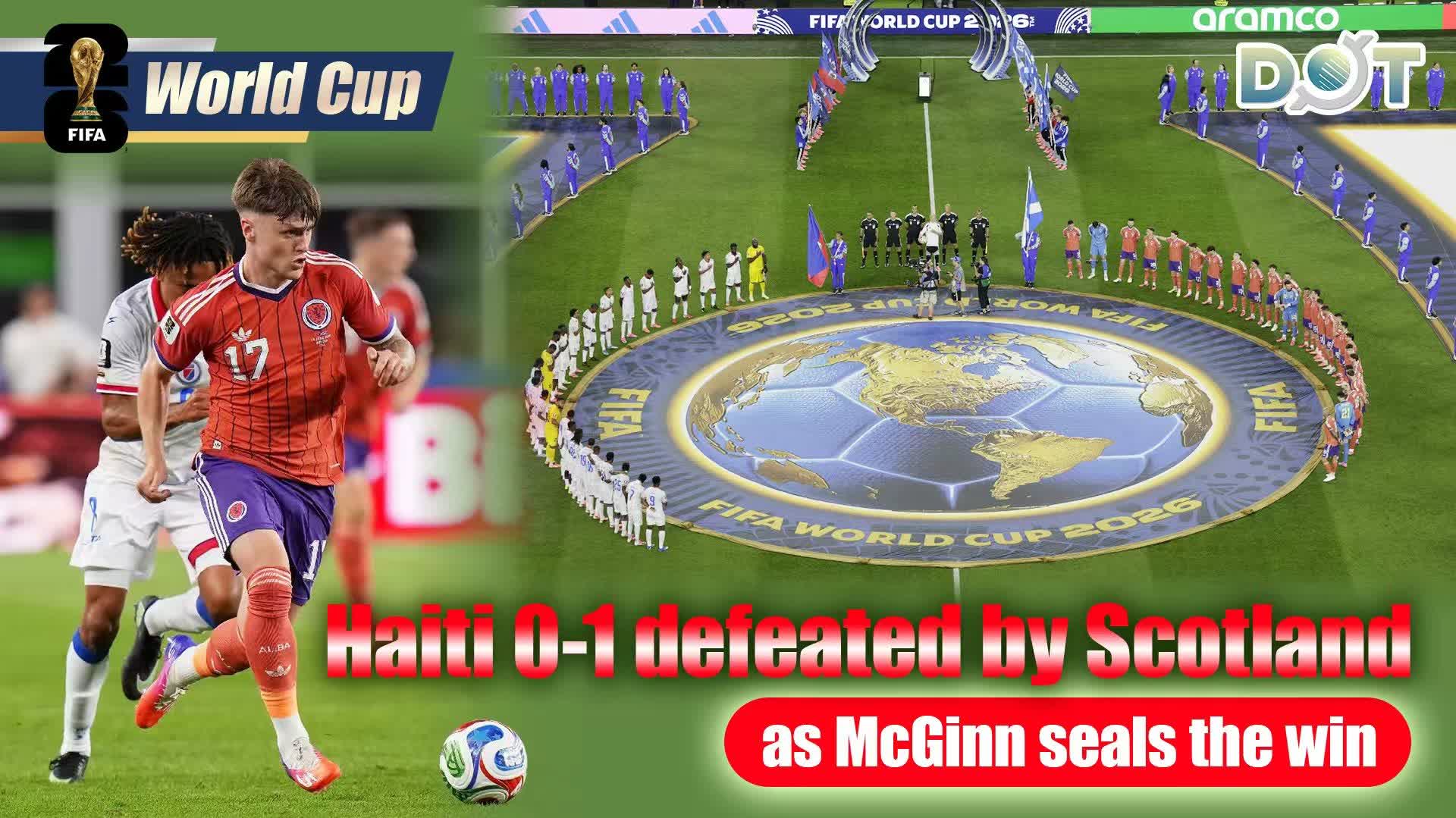 World Cup | Haiti 0-1 defeated by Scotland as McGinn seals the win