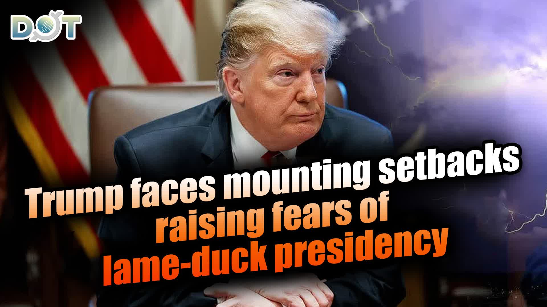 Trump faces mounting setbacks, raising fears of lame‑duck presidency