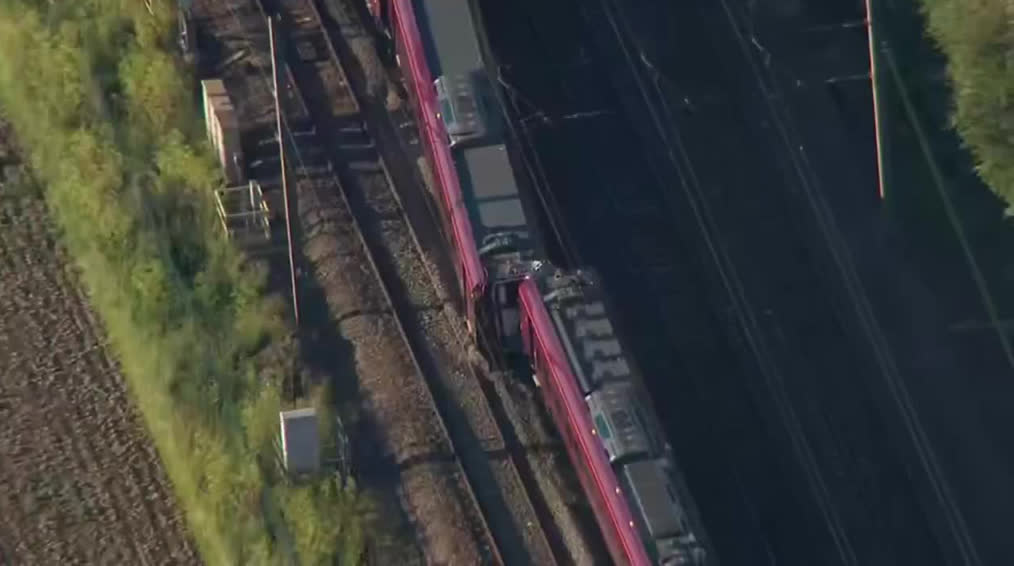 1 dies, 89 injured in train collision in eastern England
