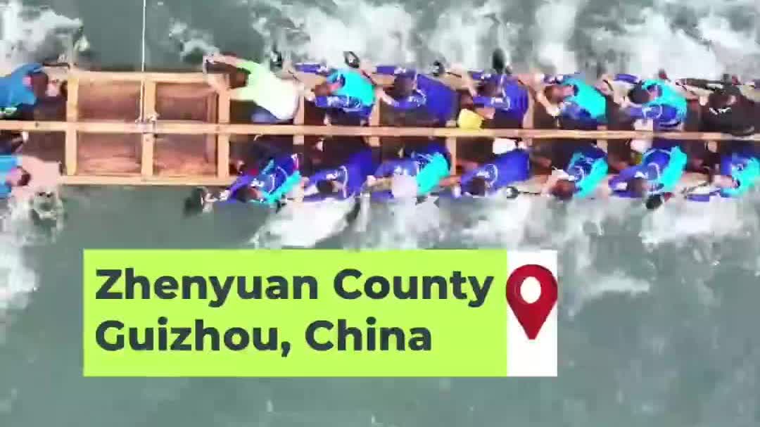 Watch This | Dragon boat tug-of-war thrills spectators in China's Guizhou