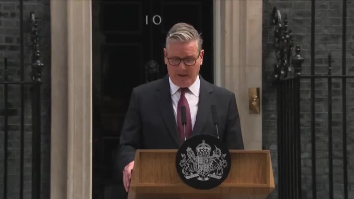 (Watch This) UK Prime Minister Keir Starmer announces resignation