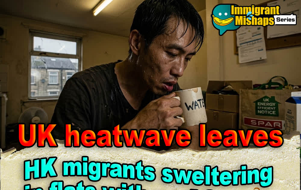 Immigrant Mishaps Series | UK heatwave leaves HK migrants sweltering in flats with no AC