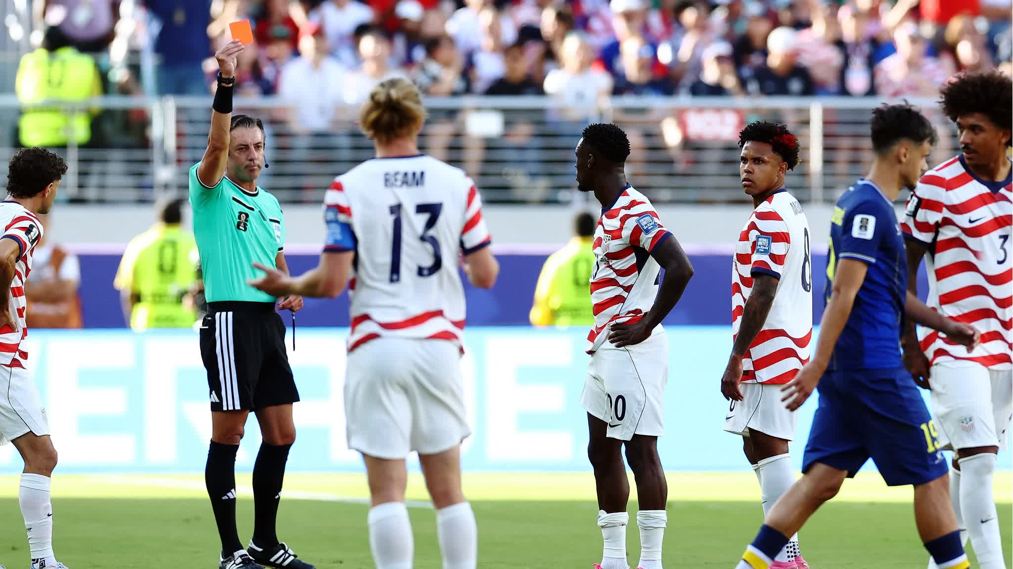 World Cup | Down to 10 men, US cruise to victory: Tillman's free-kick seals the win