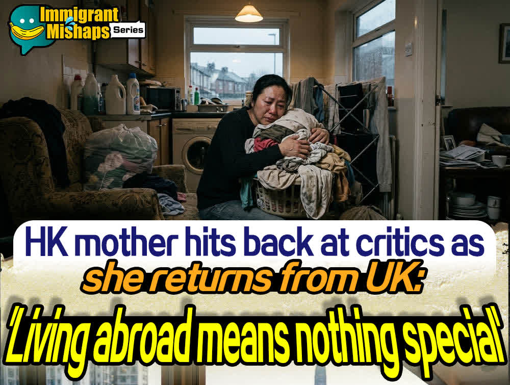 Immigrant Mishaps Series | HK mother hits back at critics as she returns from UK: 'Living abroad means nothing special'