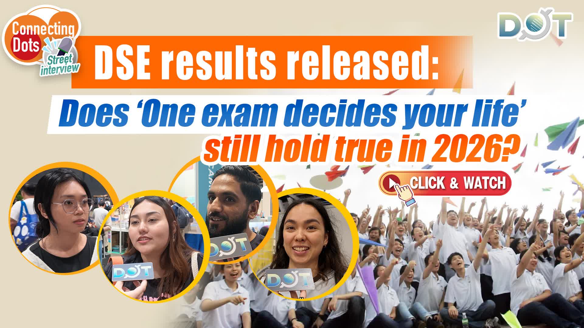 Connecting Dots | DSE results released: 'One exam decides your life' still holds true in 2026?