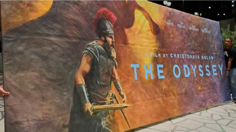 'The Odyssey' tops North American box office in opening weekend