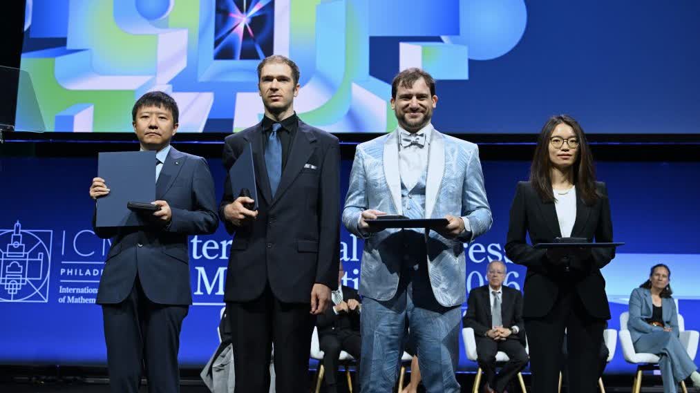 Chinese mathematicians Deng Yu, Wang Hong awarded Fields Medals