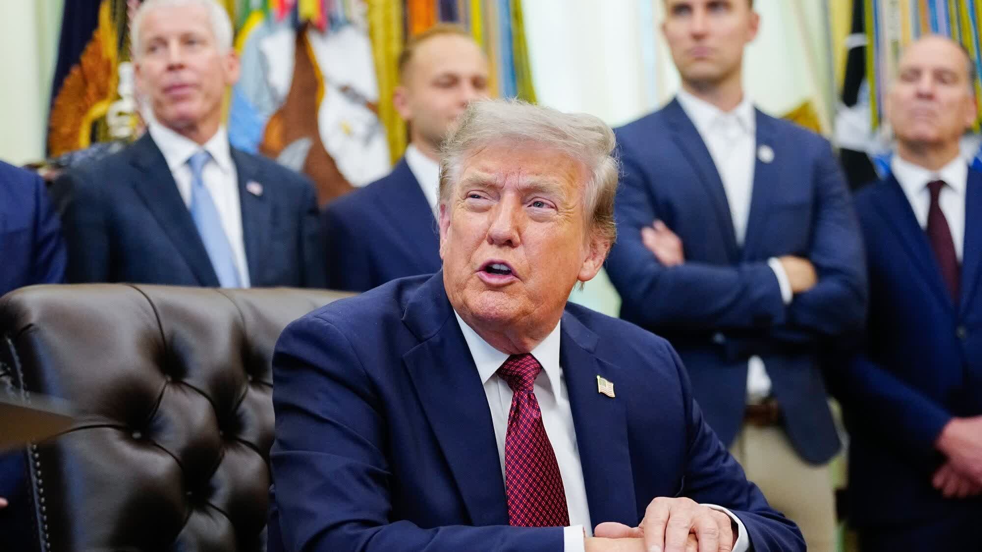 Trump jokes: Running for fourth presidential term