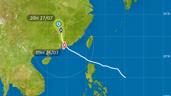Typhoon Noul | Gradually moving away, HKO to issue Signal No. 3 at 12:40 pm