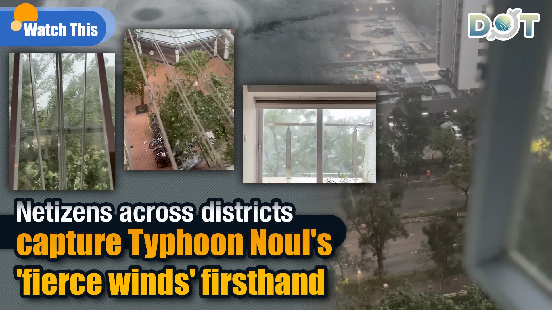Watch This | Netizens across districts capture Typhoon Noul's 'fierce winds' firsthand