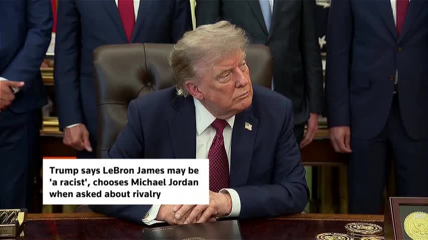 Trump backs Michael Jordan as NBA GOAT, calls LeBron James 'maybe a racist'