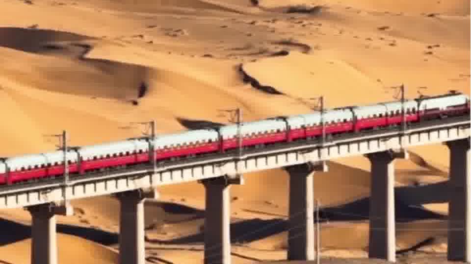 Watch This | Trains meet desert on Silk Road
