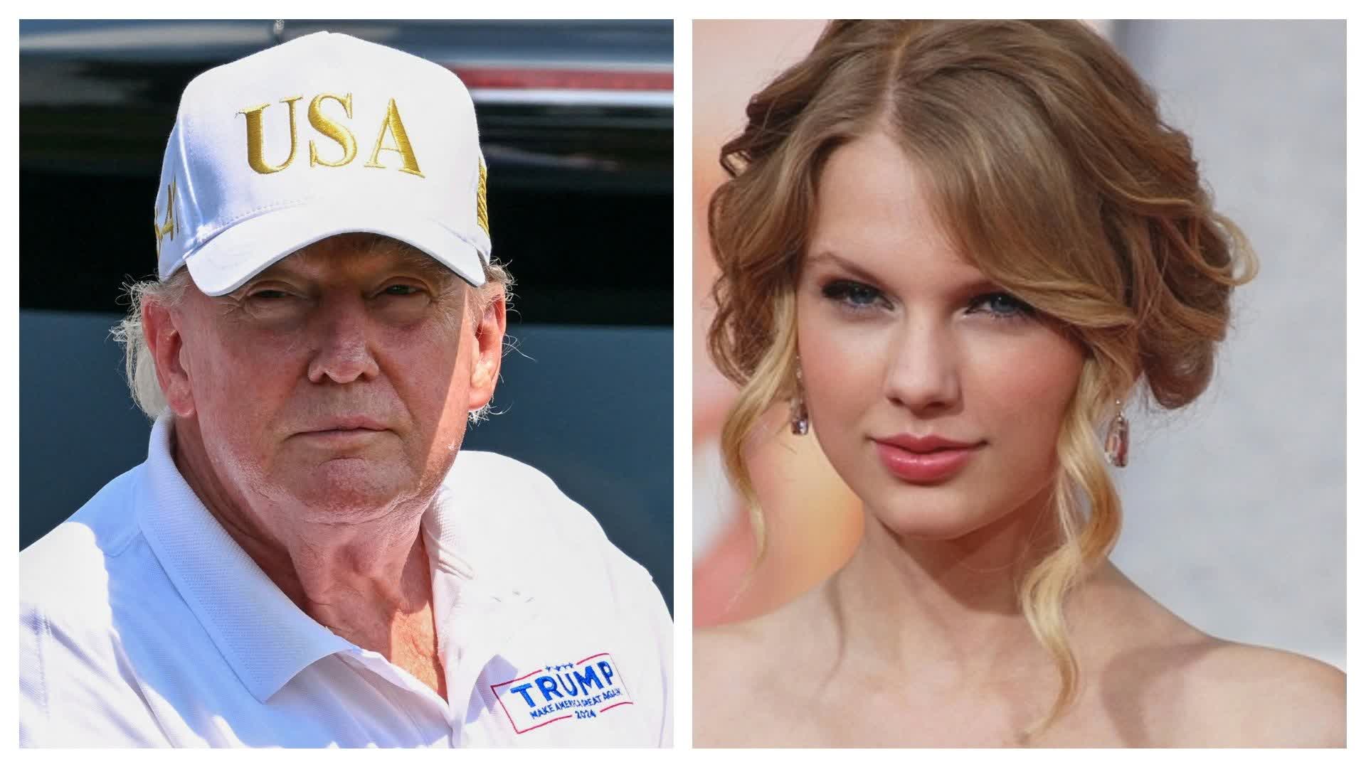 Muted videos draw attention after Trump and White House accounts use Taylor Swift songs