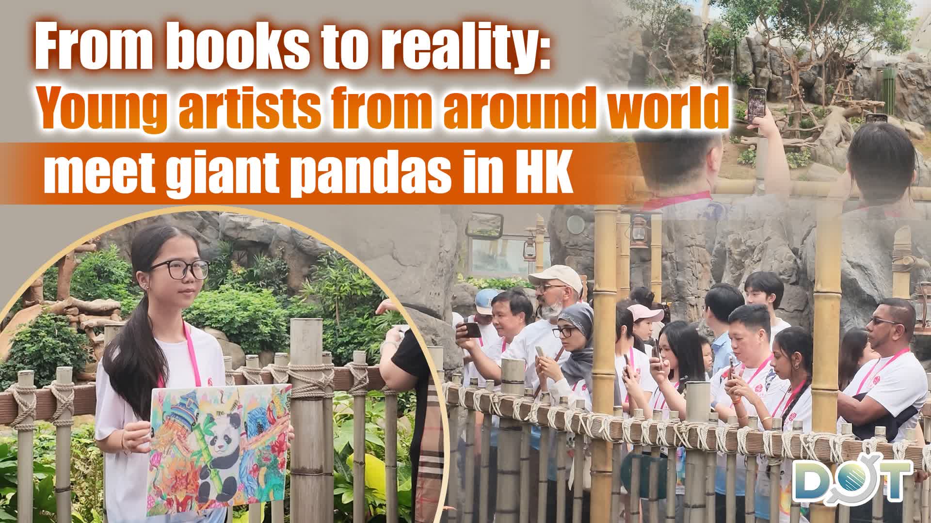 Watch This | From books to reality: Young artists from around world meet giant pandas in HK