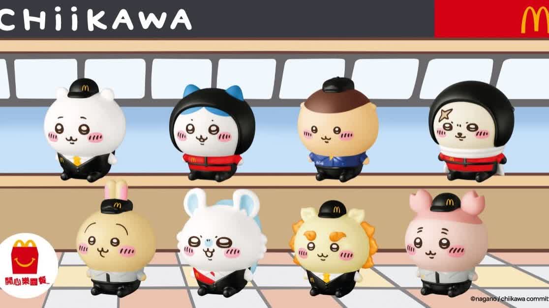 McDonald's HK launches CHIIKAWA pencil-cap toys in happy meal promotion