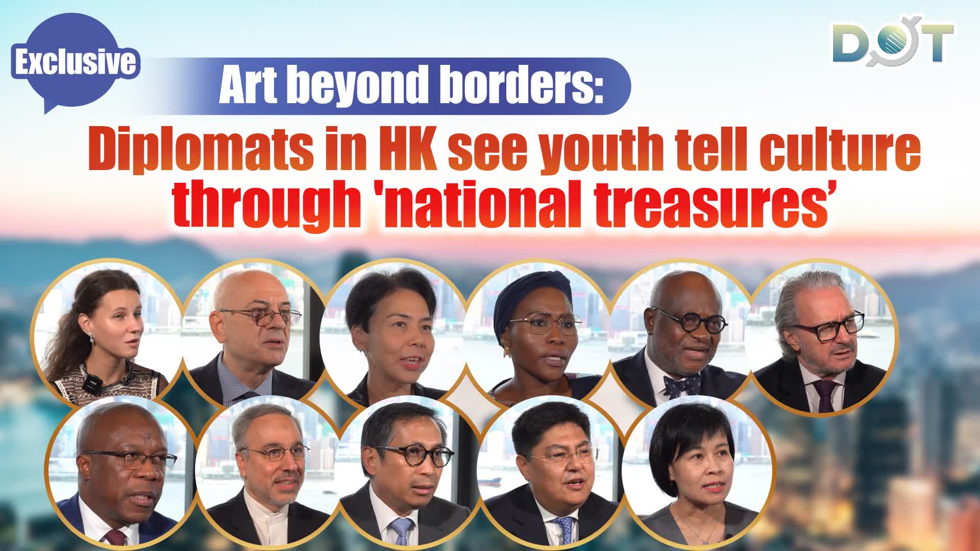 Exclusive | Art beyond borders: Diplomats in HK see youth tell culture through 'national treasures'
