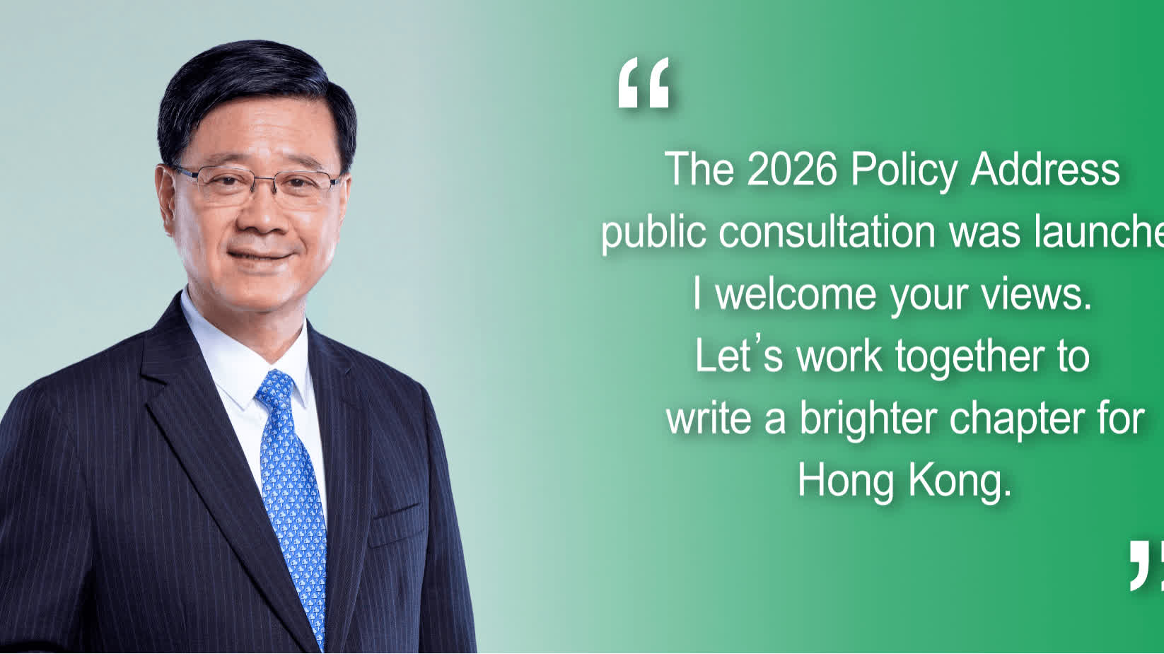 Deepline | John Lee: Five-Year Plan and Policy Address work in tandem, people-centred measures to improve livelihoods