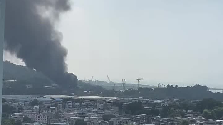 Watch This | No.3 fire at Lau Fau Shan warehouse: Thick smoke billows into sky, blaze rages