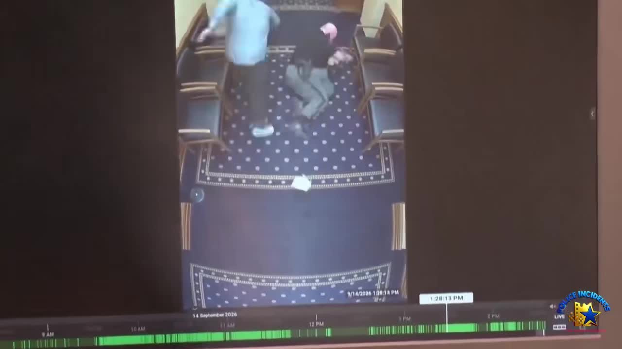 Watch This | Sentenced and flees! US suspect breaks handcuffs in courtroom, brutally attacks bailiffs and runs for it before being subdued by taser
