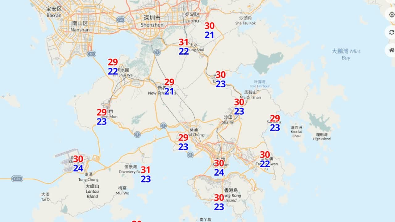 Urban temperatures may hit 34°C tomorrow; cooling starts Friday, with 24°C lows forecast next Tuesday