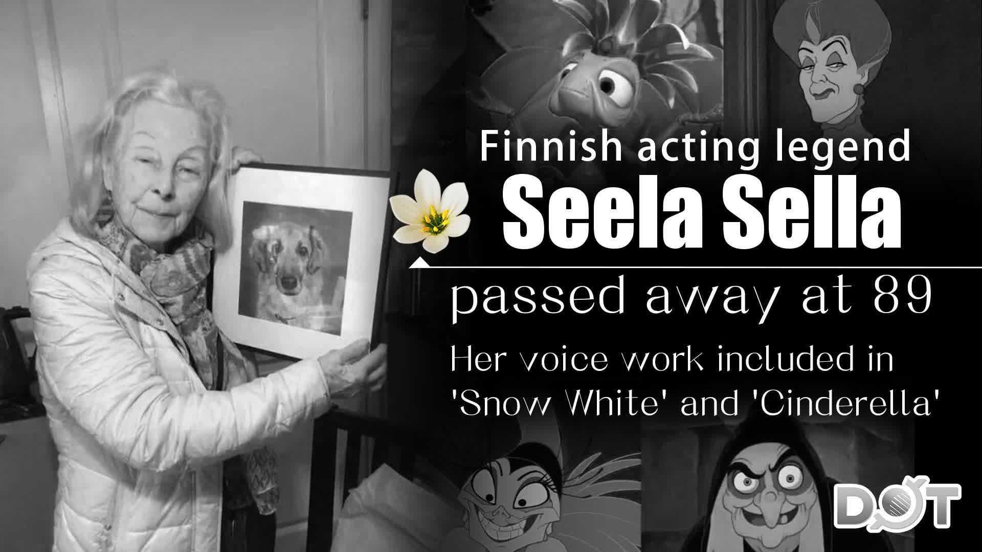 Finnish acting legend Seela Sella passed away at 89: Her voice work included in 'Snow White' and 'Cinderella'