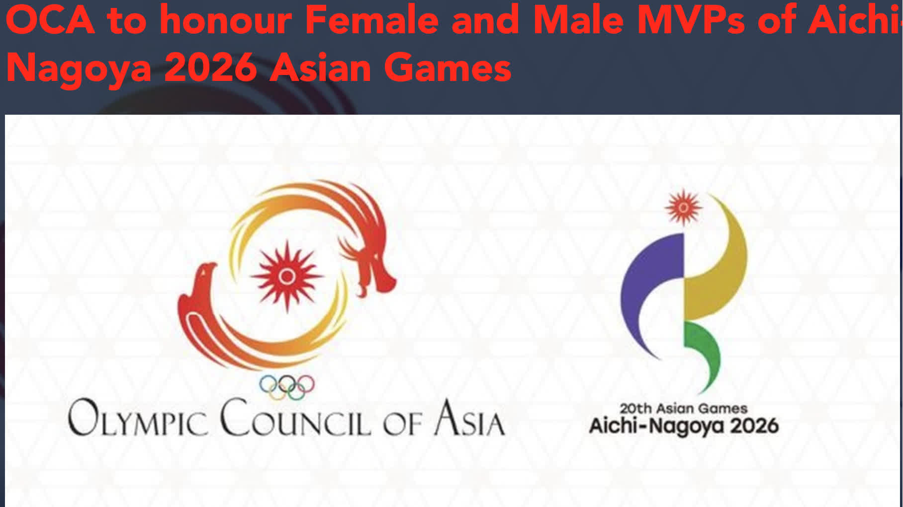 Asian Games closing ceremony set for Oct 4, men's and women's MVPs to be named