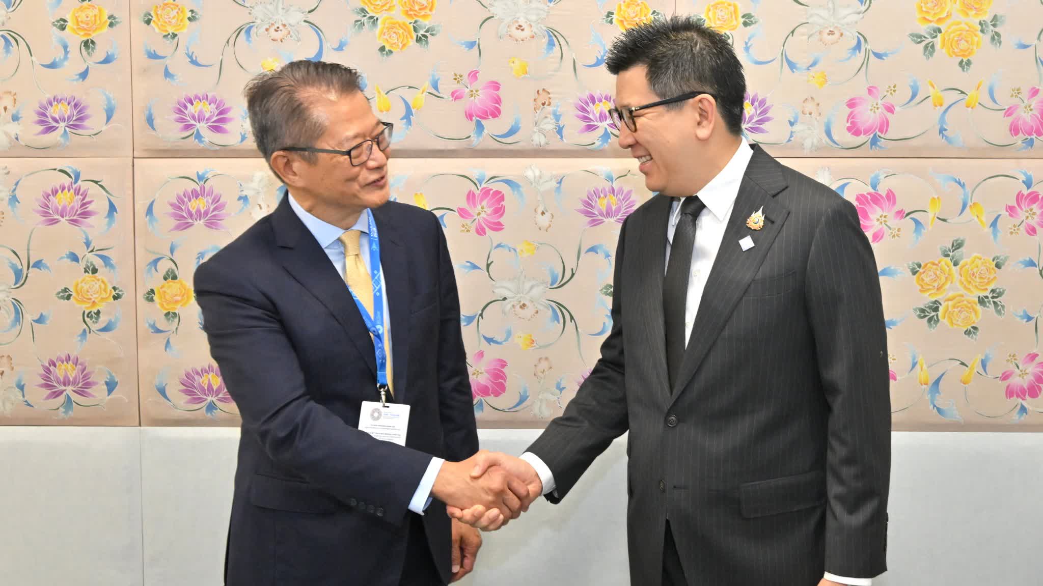 Paul Chan meets Thai Deputy PM: Boost economic, trade, and financial ties