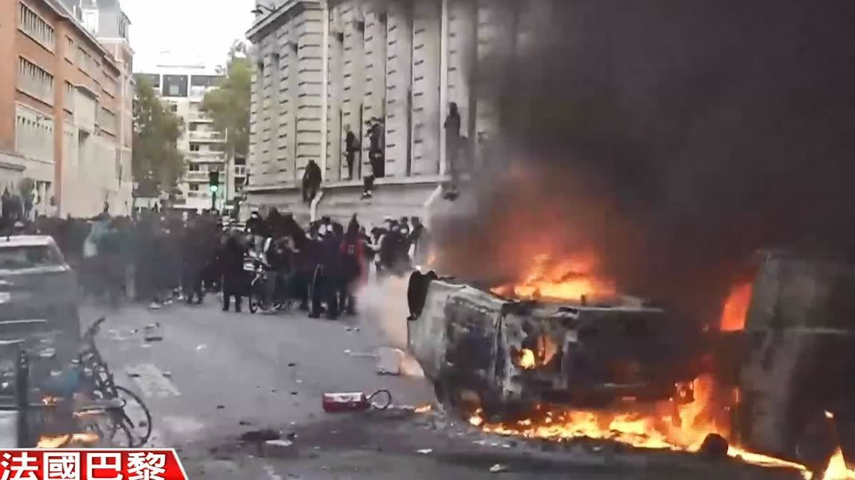 France protests turn violent; Hermès, Apple stores looted as RAID unit deployed