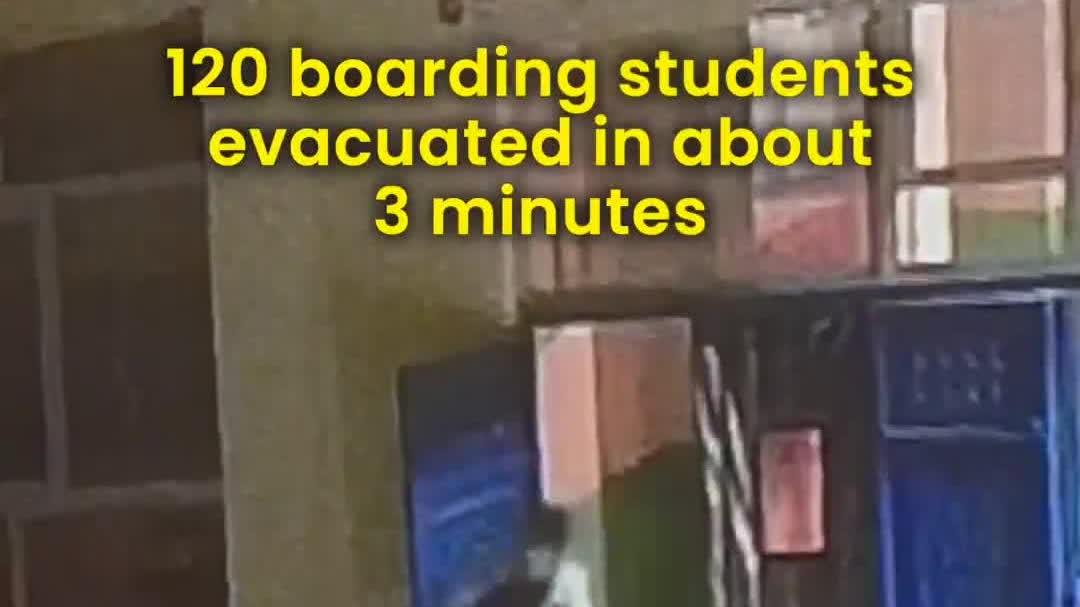 OMG | 120 students evacuated in 3 minutes after quake in China