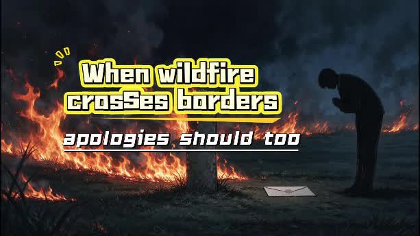 Watch This | When wildfire crosses borders, apologies should too